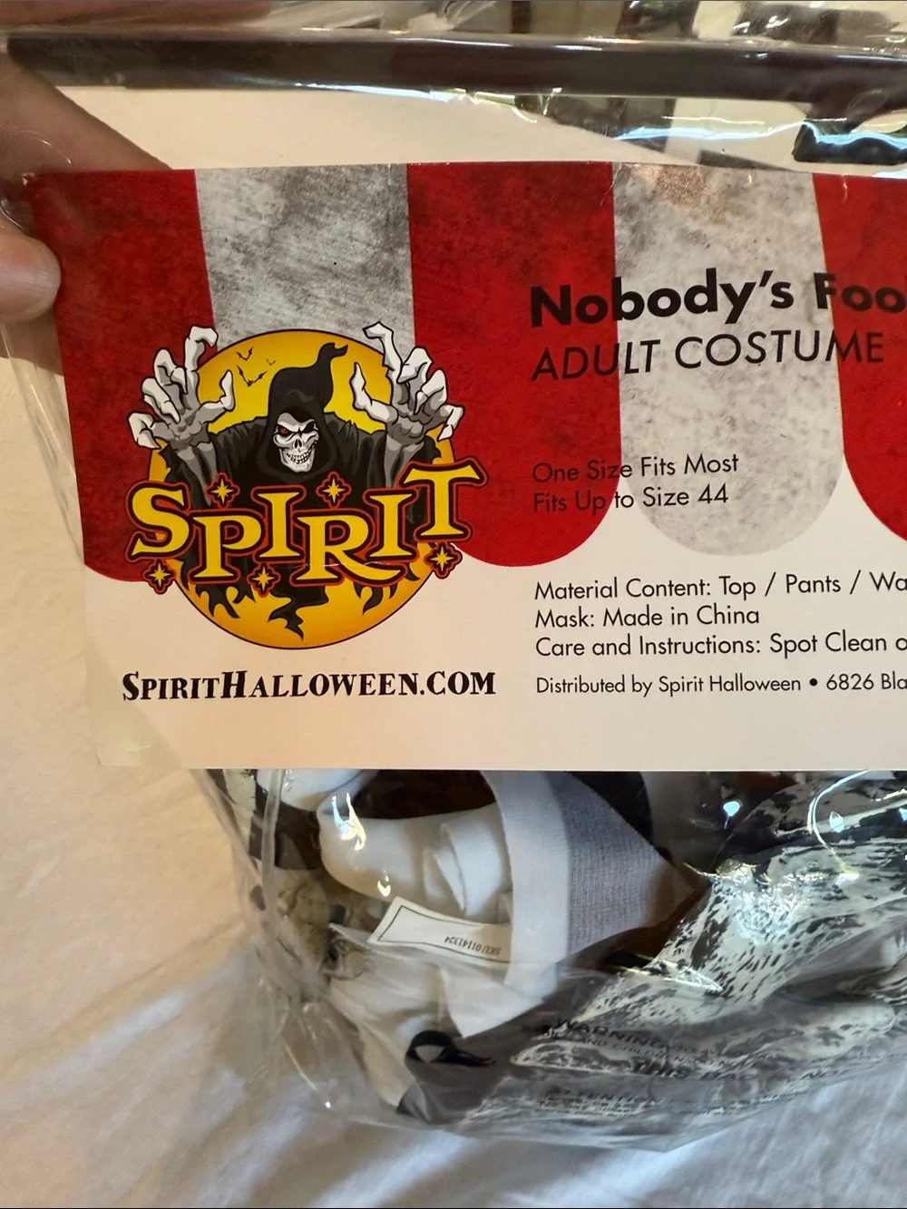 Spirit Halloween “Nobody’s Fool” Evil Jester Costume ADULT OS Large on tags - Picture 12 of 16